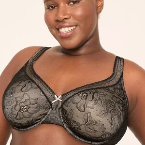 ☕️CACIQUE MODERN LACE FULL COVERAGE  UNDERWIRE BRA SIZE 40G